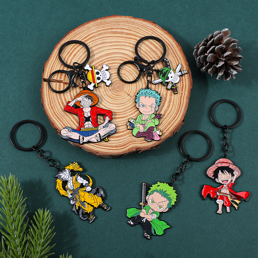 One Piece Anime Keychain Featu - Men'S Fashion Accessories 评论和价格