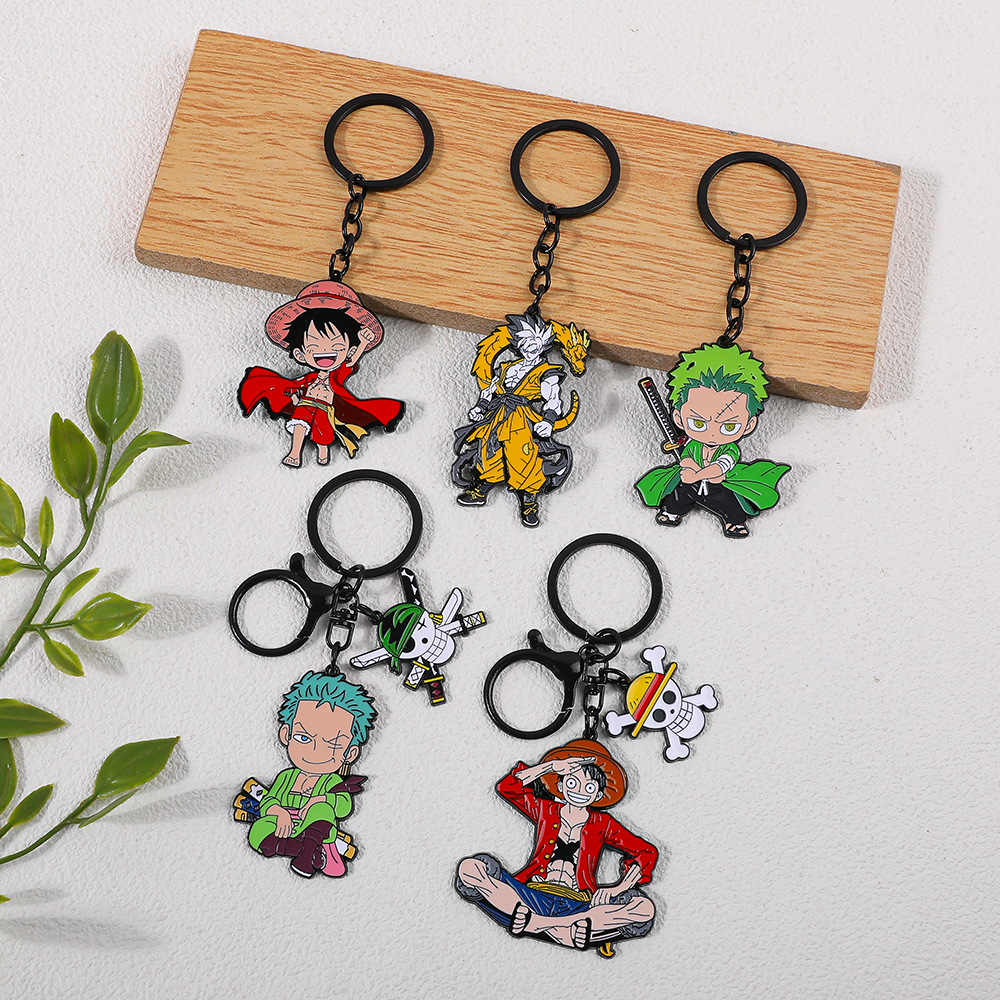 One Piece Anime Keychain Featu - Men'S Fashion Accessories 评论和价格