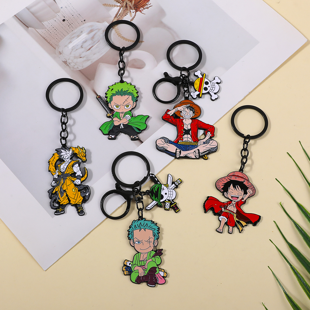 One Piece Anime Keychain Featu - Men'S Fashion Accessories 评论和价格