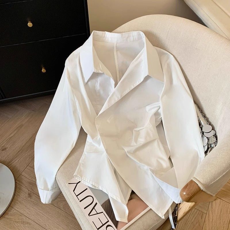 Designer Irregular Long sleeve - Polo Shirt Slim 评论和价格