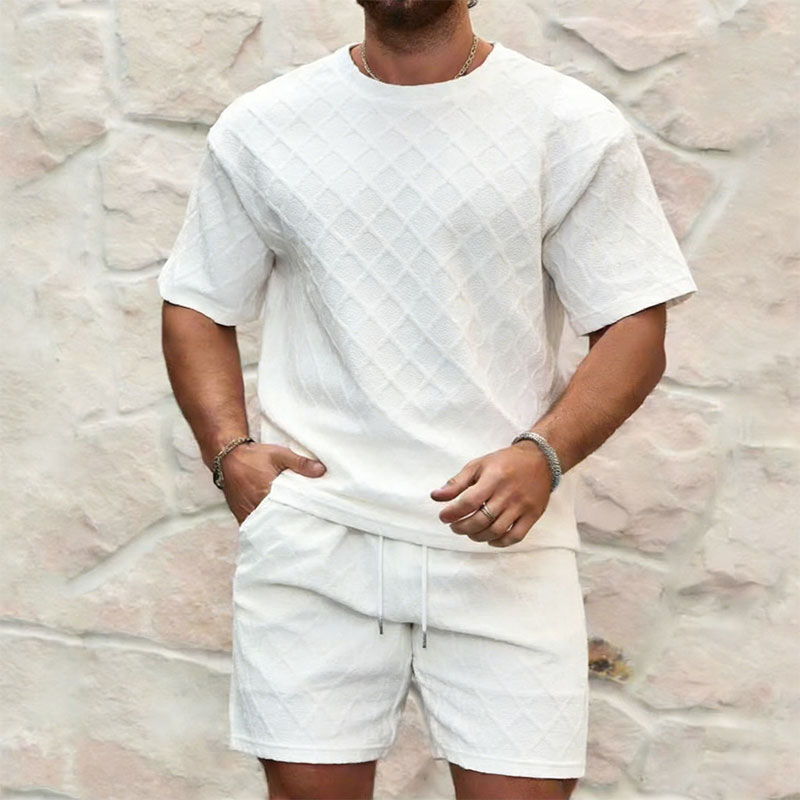 Men Summer New Shorts & T-Shir - Men'S Fashion Outfits 评论和价格