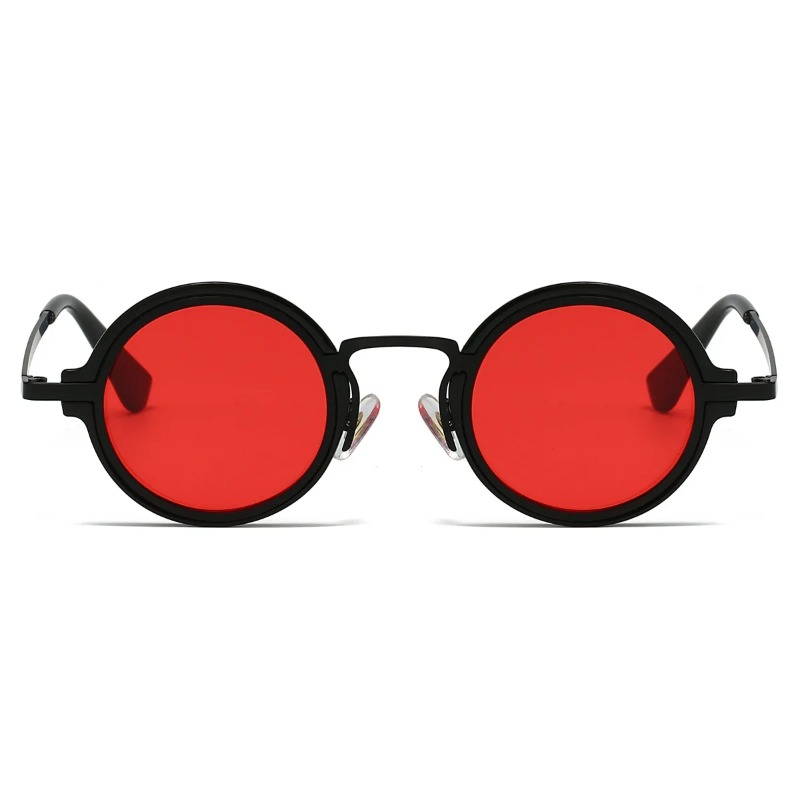 New Retro Metal Round Frame Su - Men'S Fashion Accessories 评论和价格