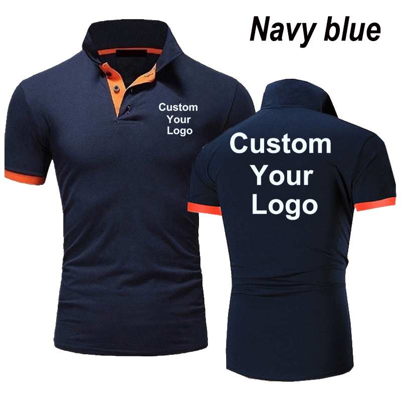 Summer Custom Your Logo  Mens  - Polo Shirt Slim 评论和价格