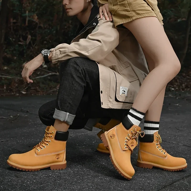 Boots Men High Top Boots High  - Men'S Fashion For 45 Years Old 评论和价格